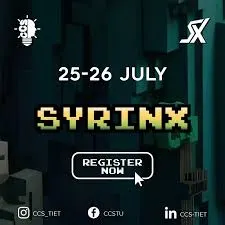 Syrinx (CTF Winner) hackathon logo and branding